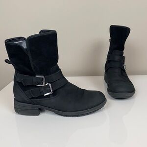 Blondo 'Tula Waterproof Boot' Black Suede Nubuck Size 7 M